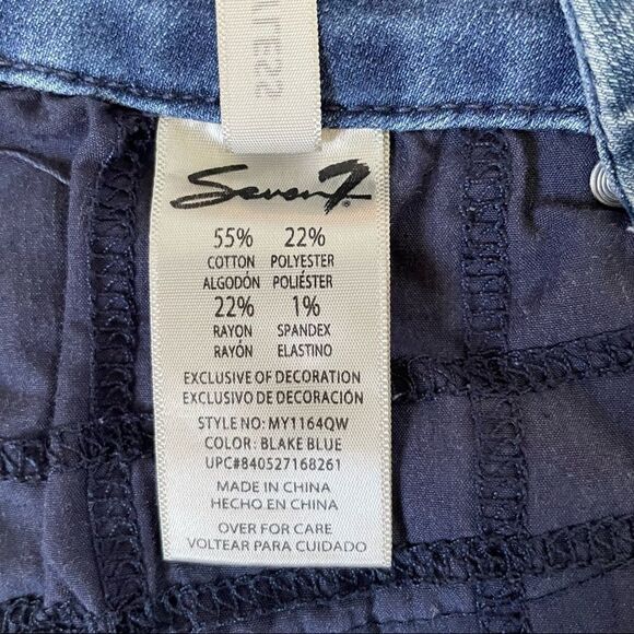Seven 7 ~ Denim Jeans ~ Cotton blend ~ size 4 - Picture 7 of 8